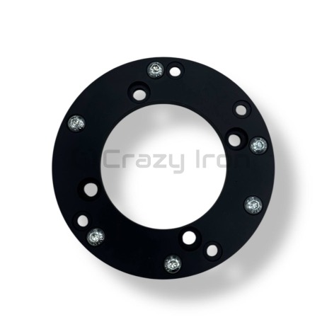 Адаптер на тормозной диск KAWASAKI ZX-6R черный CRAZY IRON (фото 5, фотография 5)