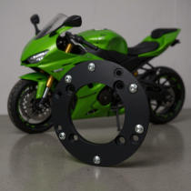 Адаптер на тормозной диск KAWASAKI ZX-6R черный CRAZY IRON