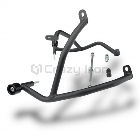 Дуги на мотоцикл YAMAHA FZ6S, FZ6N 2004-2009 со слайдерами CRAZY IRON серии STREET (фото 3, фотография 3)