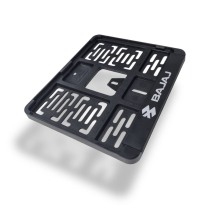 Рамка номера для мотоцикла BAJAJ, 190х145, нового образца