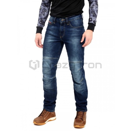 Мотоджинсы  SPIDER, темно-синие (фото 1, фотография 1)