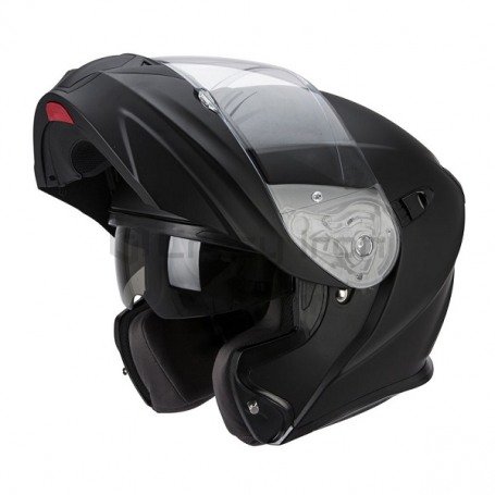 Мотошлем модуляр SCORPION EXO EXO-920, черный, матовый (фото 1, фотография 1)
