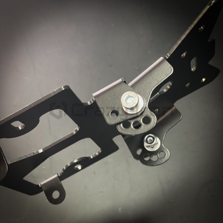 Рамка для номера мотоцикла  STREET 190x145, регулируемая (фото 3, фотография 3)