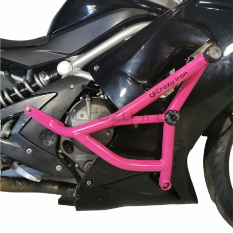 Клетка на мотоцикл KAWASAKI Ninja 650R, ER-6F, ER6-N `06-`08 CRAZY IRON серии PRO (фото 4, фотография 4)