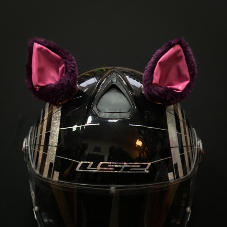Ушки на мотошлем CRAZY IRON "Мотоушки Violet Cat" (фото 1, фотография 1)