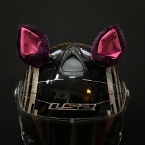 Ушки на мотошлем CRAZY IRON "Мотоушки Violet Cat"