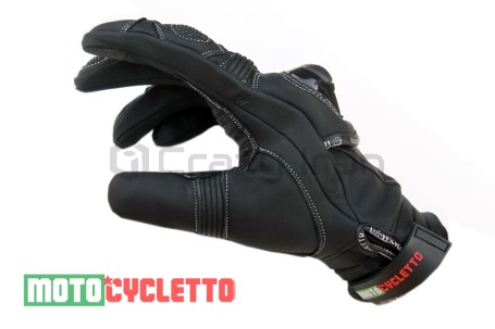 Мотоперчатки MOTOCYCLETTO ESTATE короткие, кожа, тачскрин (фото 3, фотография 3)