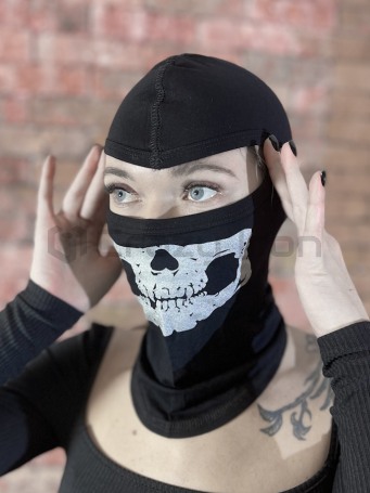 Подшлемник балаклава спортивный / тактический SKULL вискоза (фото 4, фотография 4)