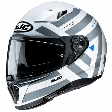 Мотошлем интеграл HJC I70 WATU, бело-серый (фото 1, фотография 1)