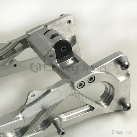 Подрамник CNC для мото KAWASAKI ZX-6R `09-`18, ZX-6R 636 `13-`18 CRAZY IRON (фото 4, фотография 4)