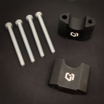 Проставки стоек руля мотоцикла 28мм CRAZY IRON , высота 47мм, межосевое 44 мм, черный