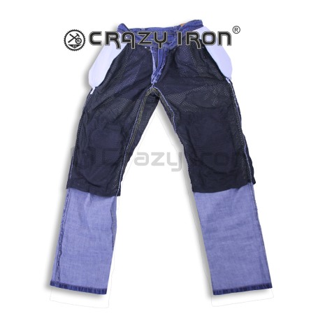 Мотоджинсы  BRISCOLA, синие (фото 3, фотография 3)