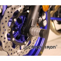 Пеги в ось переднего колеса YAMAHA MT-07, FZ-07, XSR700 `14-`24 CRAZY IRON