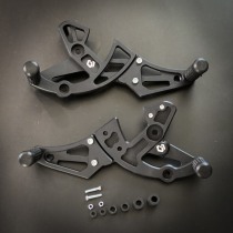 Комплект подножек для станта HONDA GROM MSX125 `13-`16, черный анод CRAZY IRON