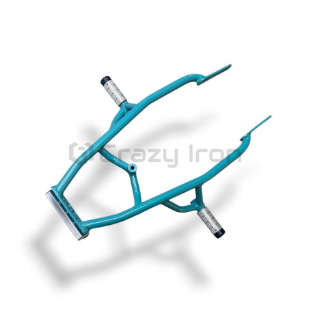 Раундбар YAMAHA MT-07, FZ-07 CRAZY IRON БИРЮЗОВЫЙ (фото 4, фотография 4)