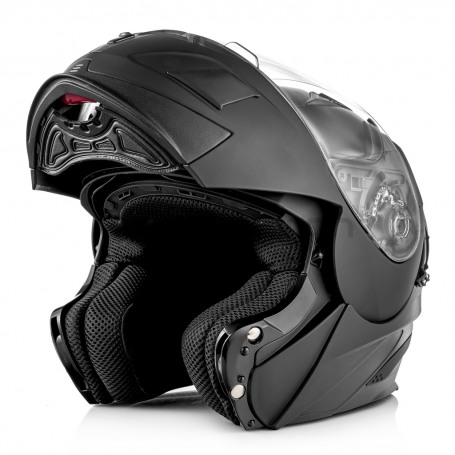 Мотошлем модуляр ZEUS ZS-3020, черный матовый (фото 3, фотография 3)