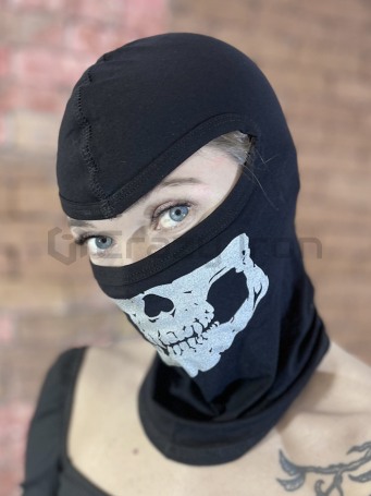 Подшлемник балаклава спортивный / тактический SKULL вискоза (фото 5, фотография 5)