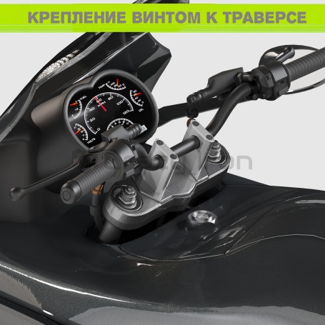 Стойки руля для мотоцикла 28мм CRAZY IRON, высота 50мм, под один болт (фото 8, фотография 8)