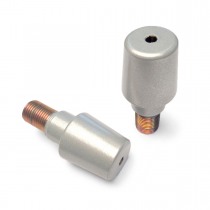 Грузики руля YAMAHA FZ, MT-07, тяжелые, серебристый CRAZY IRON