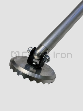 Нога для рыболовной фидерной платформы D25 c фрезерованной опорой (фото 3, фотография 3)