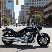 Чопперные дуги SUZUKI Intruder M1800R (Boulevard M109R, VZR1800) CRAZY IRON полированная нержавейка