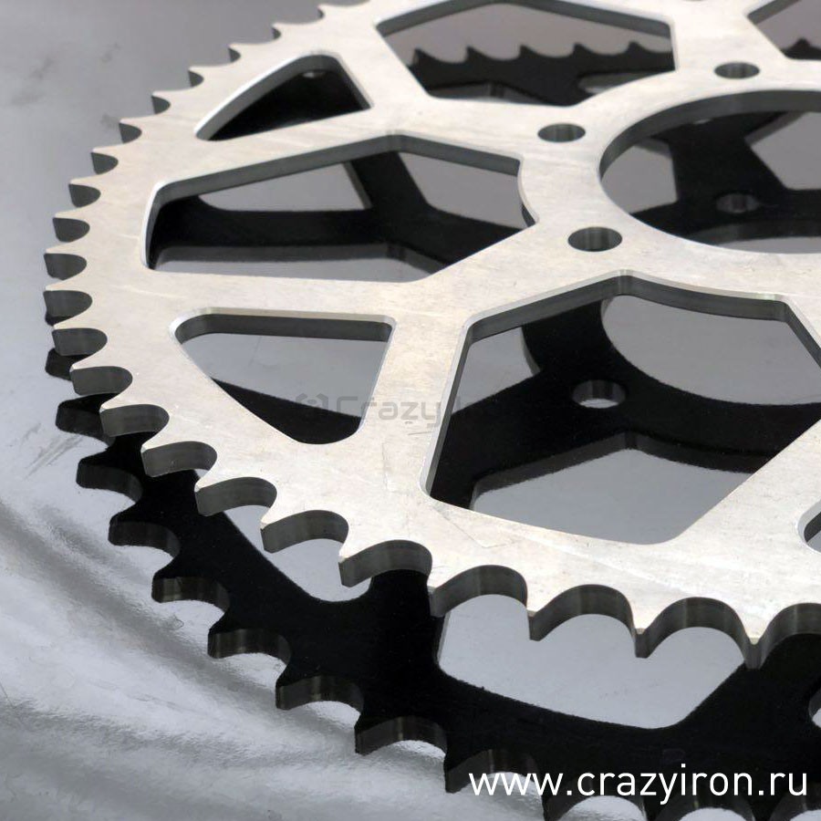Звезда стантовая KAWASAKI ZX-6R ZX636R 520х64 CRAZY IRON купить в