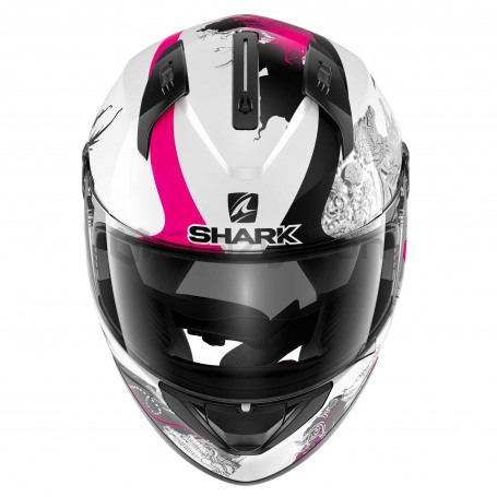 Мотошлем интеграл SHARK RIDILL SPRING, бело-розовый (фото 5, фотография 5)