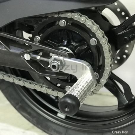 Пеги в ось заднего колеса  BMW G310R, G310GS CRAZY IRON (фото 8, фотография 8)