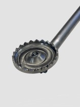 Нога для рыболовной фидерной платформы D25 c фрезерованной опорой