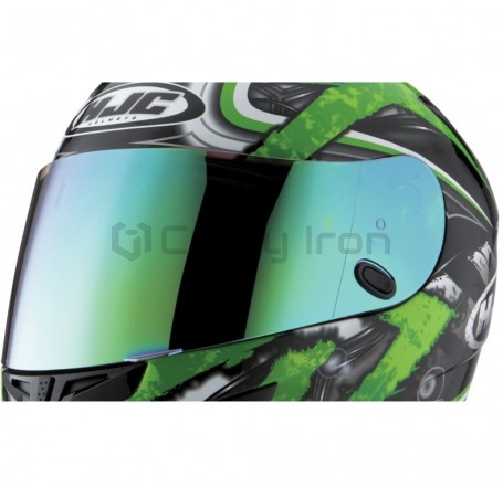 Визор (стекло для шлема) HJC HJ-09, CS15, зеленый (фото 1, фотография 1)