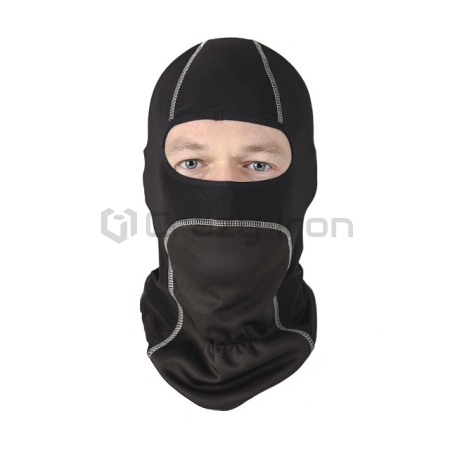 Подшлемник балаклава HYPERLOOK EVI, ветрозащита шеи, белая строчка (фото 3, фотография 3)