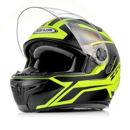 Мотошлем интеграл ZEUS ZS-813A, черный/желтый (фото 1, фотография 1)