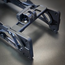 Подрамник CNC для мото KAWASAKI ZX-6R `09-`18, ZX-6R 636 `13-`18, черный CRAZY IRON