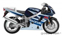 Слайдеры для мотоцикла  SUZUKI GSX-R600, GSX-R750 `01-`03 CRAZY IRON