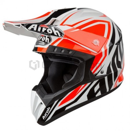 Мотошлем кроссовый AIROH SWITCH IMPACT, оранжевый (фото 1, фотография 1)