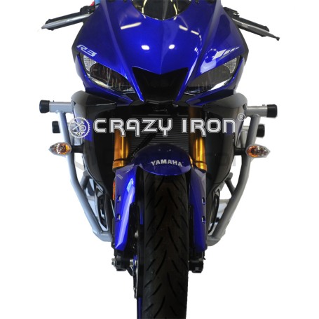 Клетка на мотоцикл YAMAHA YZF-R25 `19-, YZF-R3 `19- CRAZY IRON серии PRO (фото 4, фотография 4)