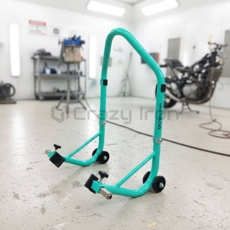 Подставка мотоподкат задний PRO CRAZY IRON Бирюзовый  (фото 4, фотография 4)