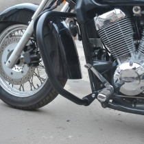 Чопперные дуги HONDA кардан VT750 (RC50), VT750C2B (RC53)  CRAZY IRON черный матовый