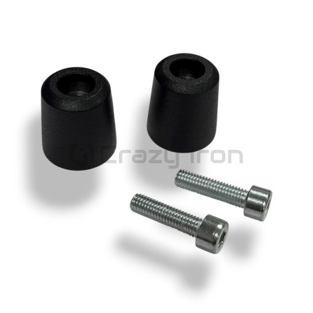 Грузики руля KAWASAKI, тяжелые, черный CRAZY IRON (фото 4, фотография 4)