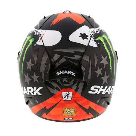 Мотошлем интеграл SHARK RACE-R PRO LORENZO MONSTER, реплика (фото 2, фотография 2)
