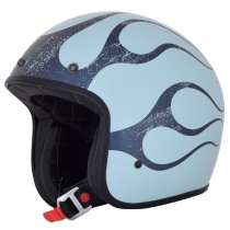 Мотошлем открытый AFX FX76 FLAME, синий