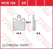 Тормозные колодки для мотоцикла TRW LUCAS MCB706