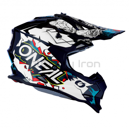 Мотошлем интеграл O'NEAL Challenger EXO V.22, красно-синий (фото 3, фотография 3)