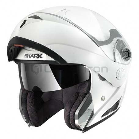Мотошлем модуляр SHARK OPENLINE PRIME White, белый (без Pinlock) (фото 1, фотография 1)