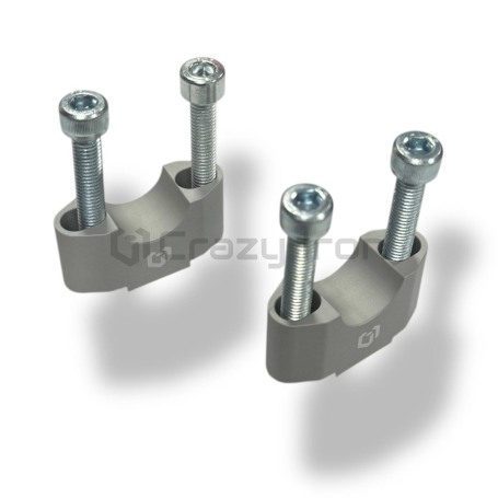 Проставки стоек руля мотоцикла 22мм, высота 25мм CRAZY IRON (фото 1, фотография 1)