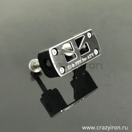 Стойки руля 28мм для квадроцикла с кронштейном Kill Switch CRAZY IRON (фото 1, фотография 1)