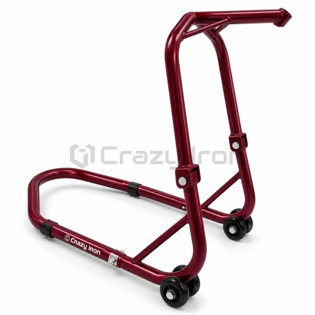 Мотоподкат передний под траверсу усиленный для мотоциклов до 550кг CRAZY IRON БУРГУНДИ (фото 4, фотография 4)