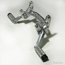 Сабкейдж регулируемый CNC KAWASAKI ZX-6R `09- CRAZY IRON