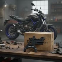 Кронштейн хендбрейка YAMAHA MT-07, XSR700  YZF-R7 CRAZY IRON, черный