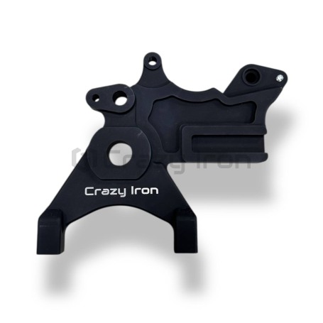 Кронштейн хендбрейка YAMAHA MT-07, XSR700  YZF-R7 CRAZY IRON, черный (фото 3, фотография 3)